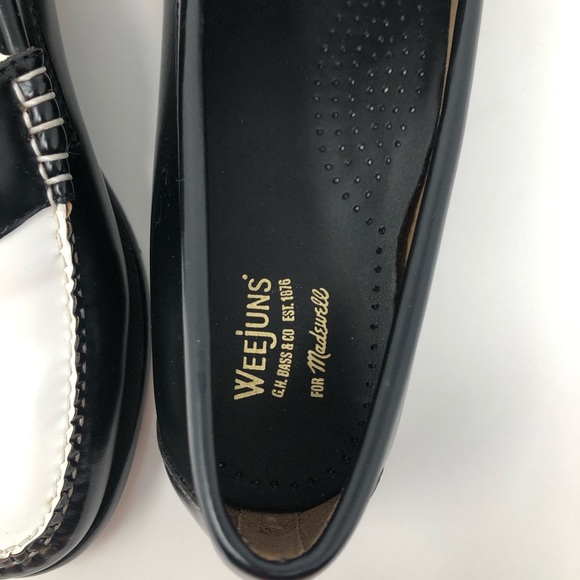 Madewell Black and White Loafers - Picture 5 of 8